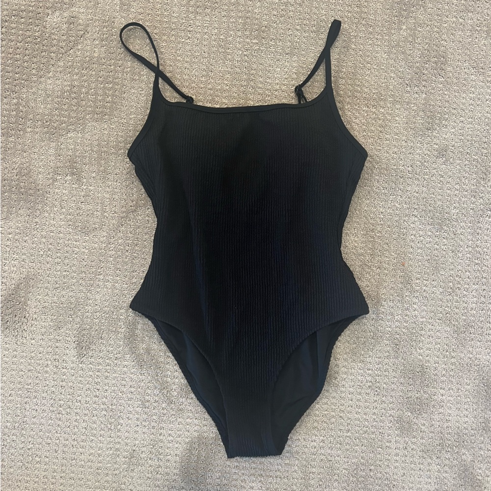 Black aerie bathing suit one piece